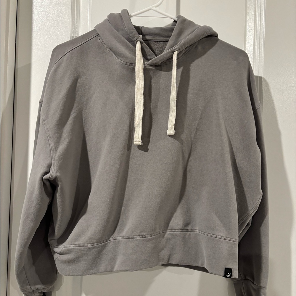 Glyder Grey Women's Cropped Hoodie